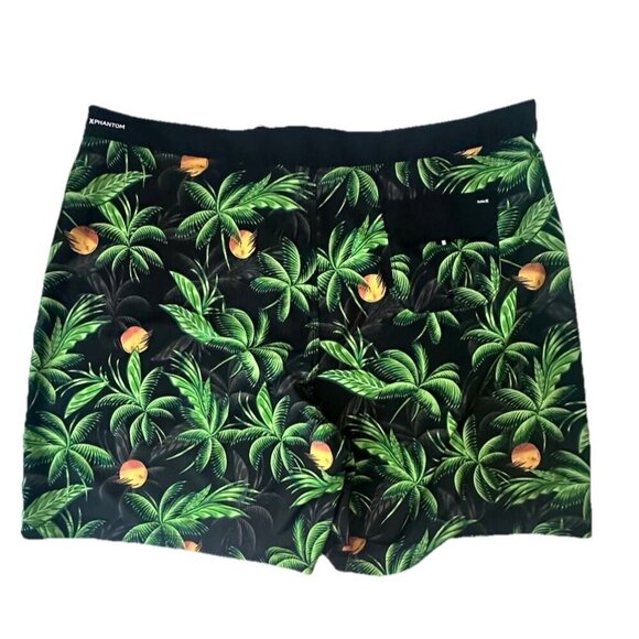 Hurley Sz 46 Phantom Classic Board Shorts Swim Trunks Black Floral - Picture 7 of 8